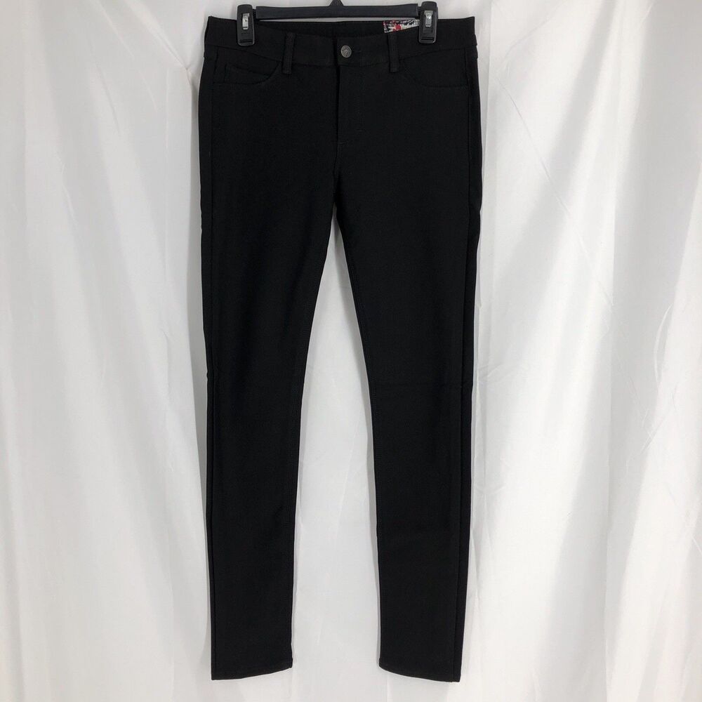 SIWY Jeans Womens 30 Black Felicity Skinny in Black Out Mid Rise Ankle USA Made